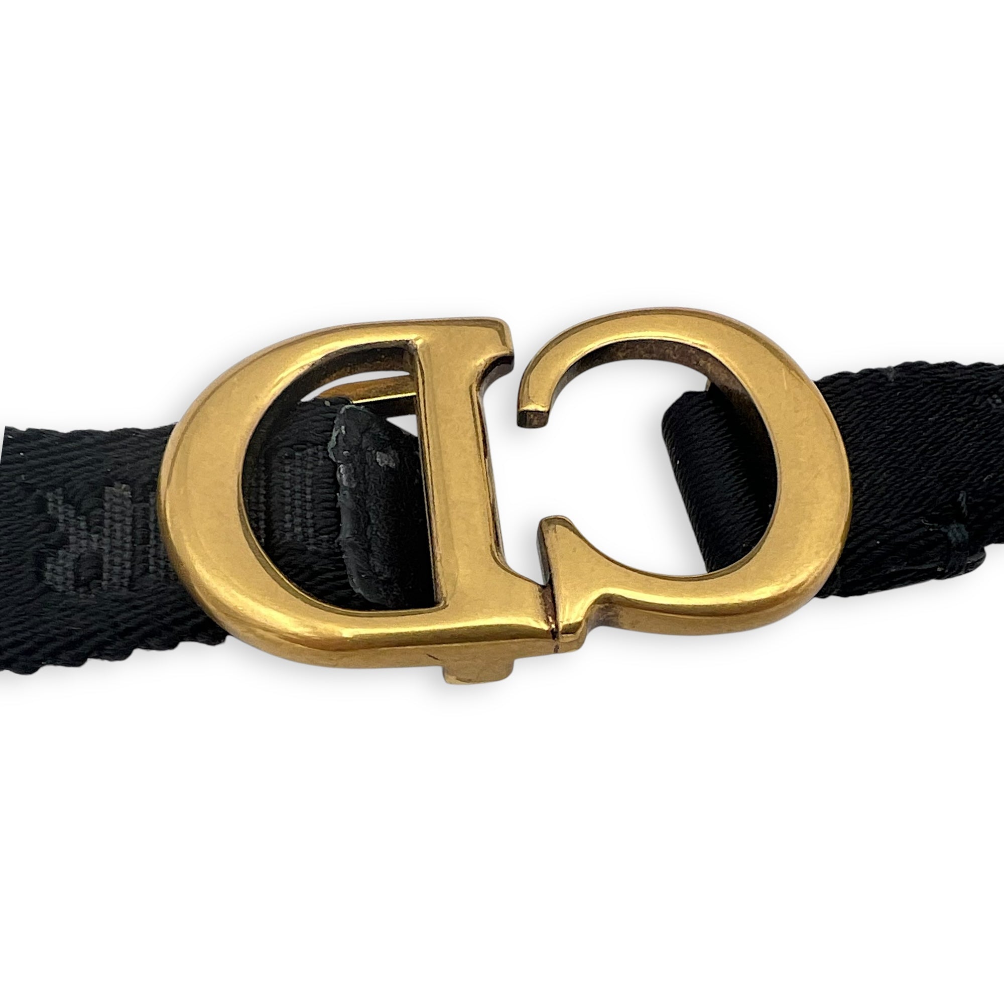 Saddle Belt Bag Black in Calfskin, Gold hardware - Image 8
