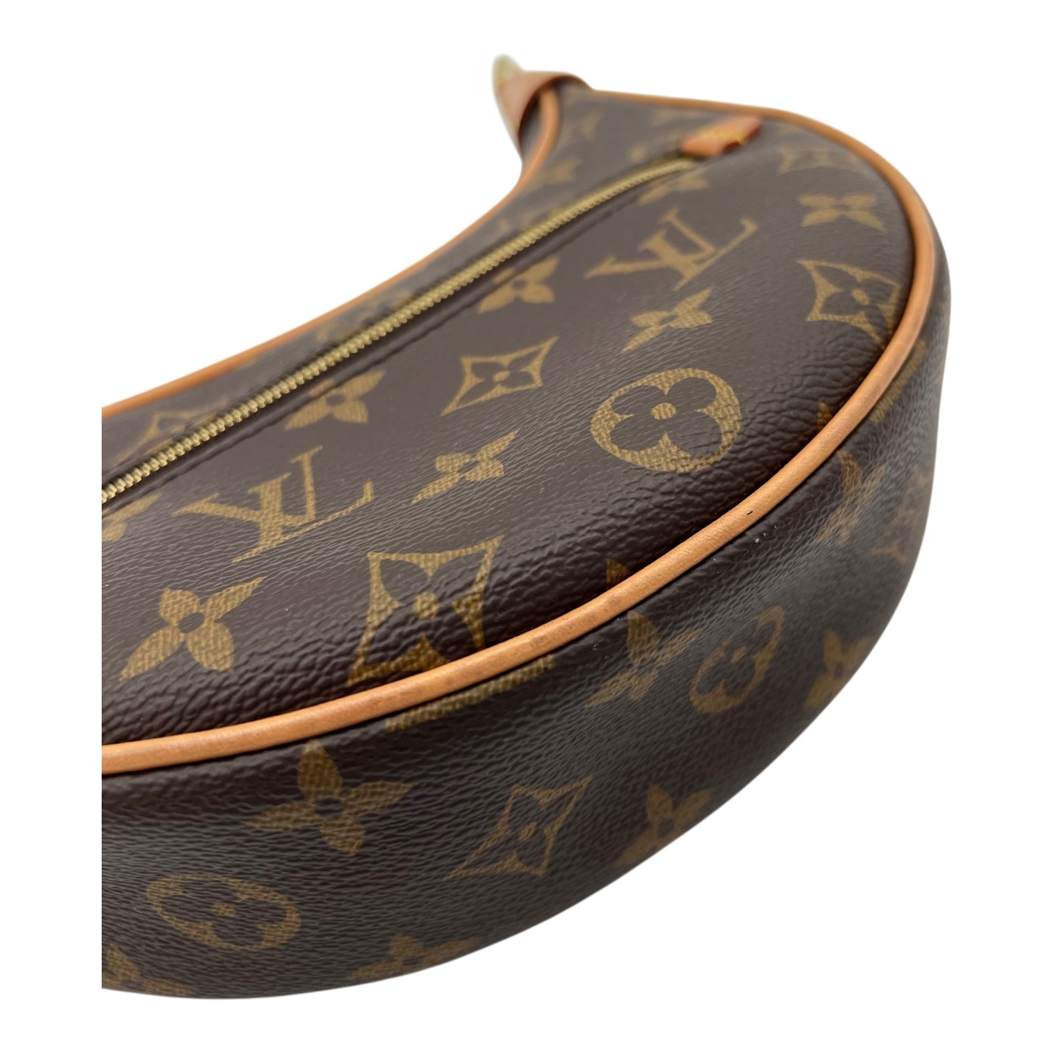 Loop Shoulder Bag Brown in Monogram Coated Canvas, Gold hardware - Image 8