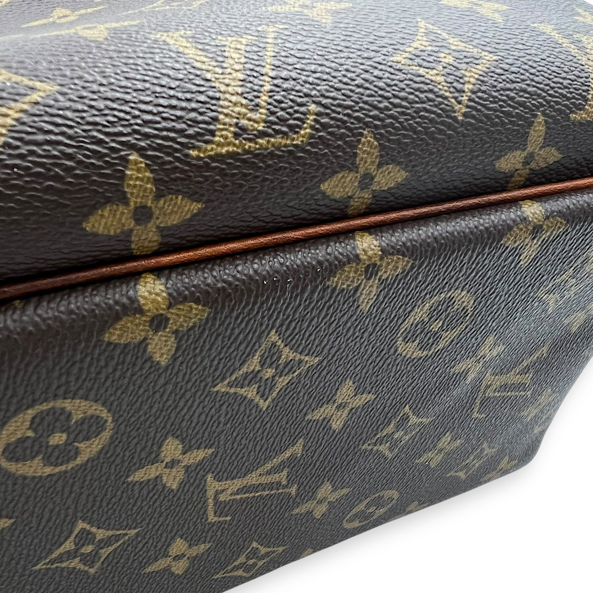 Trouville Top Handle Bag Brown in Monogram Coated Canvas, Gold hardware - Image 8