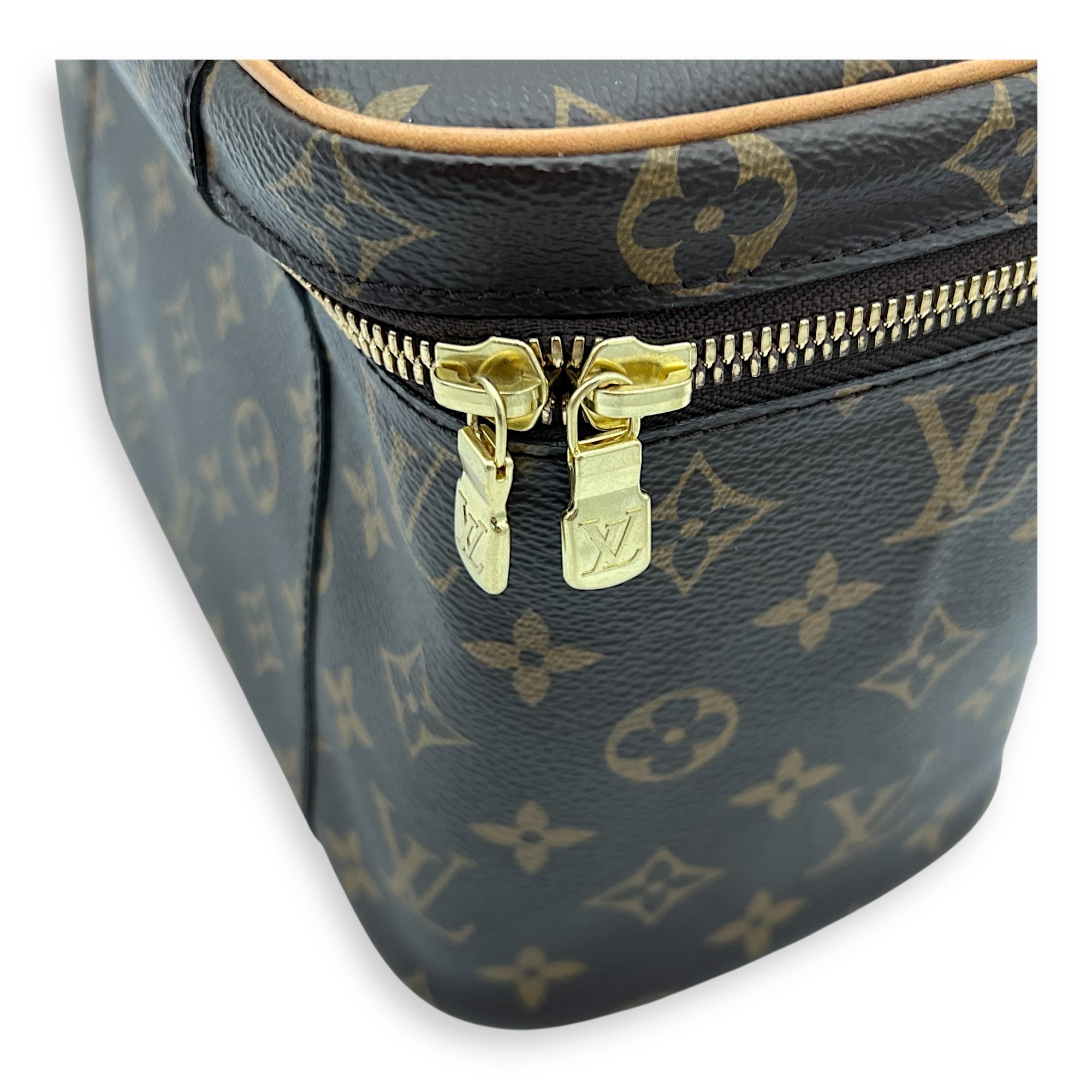 Nice BB Brown Vanity Bag in Monogram Coated Canvas, Gold hardware - Image 8