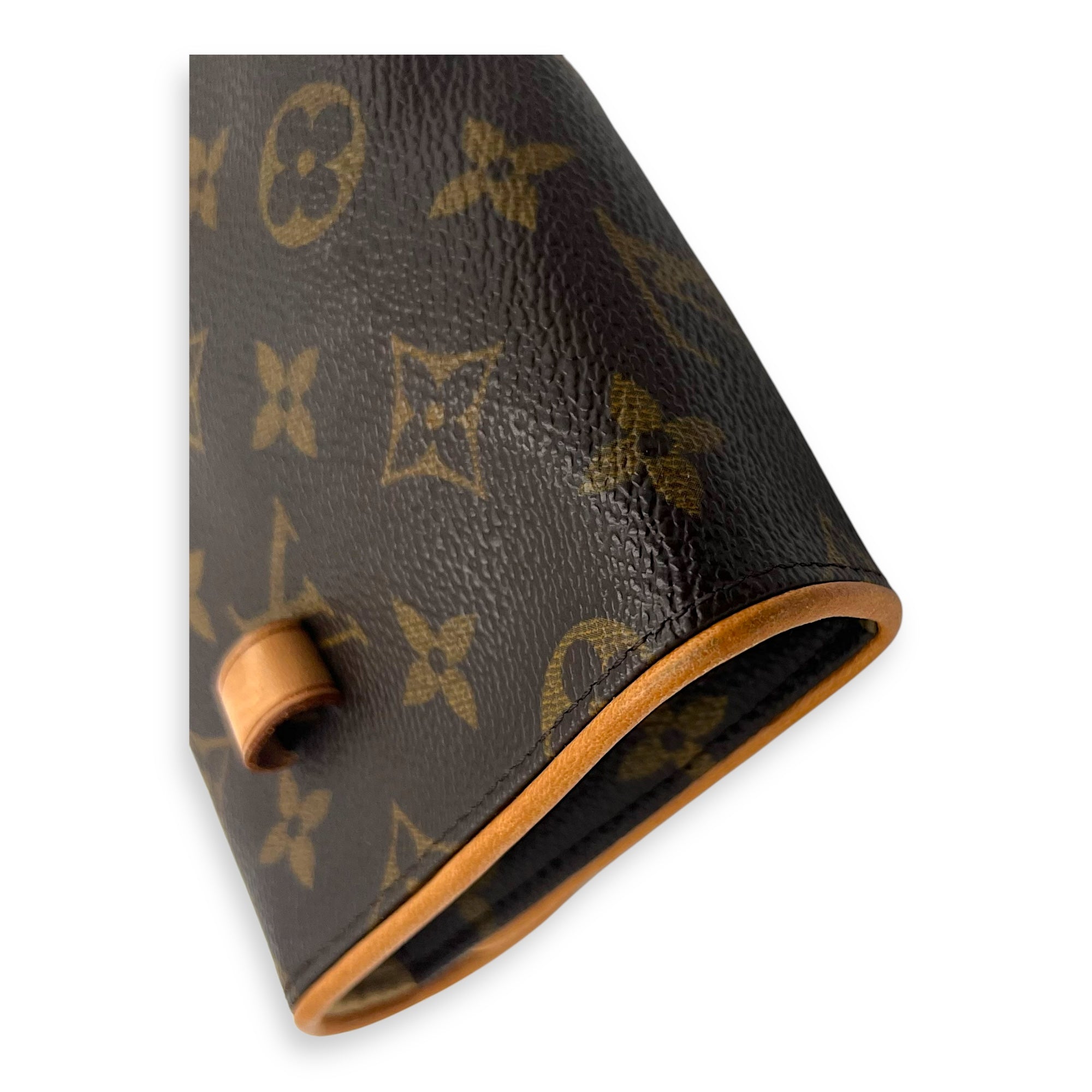 Florentine Belt Bag Brown in Monogram Coated Canvas, Gold hardware - Image 11