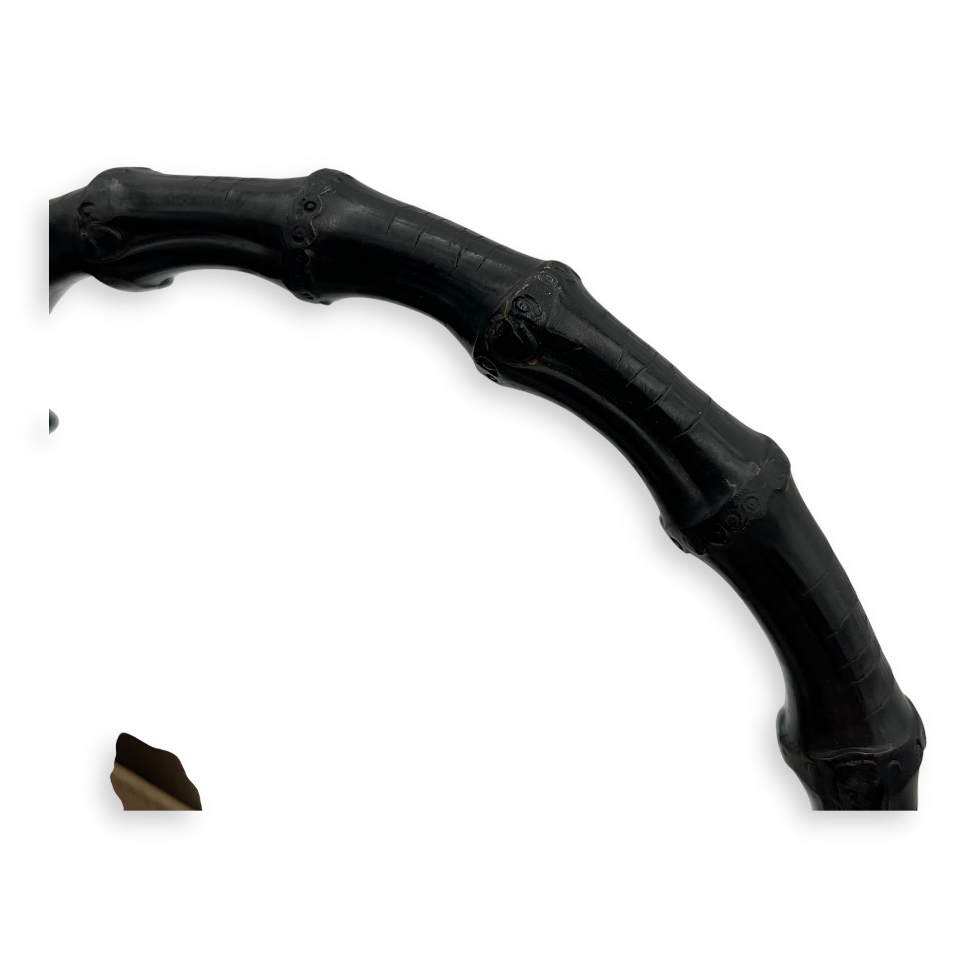 Bamboo Top Handle Bag Beige in Calfskin, Silver hardware - Image 17