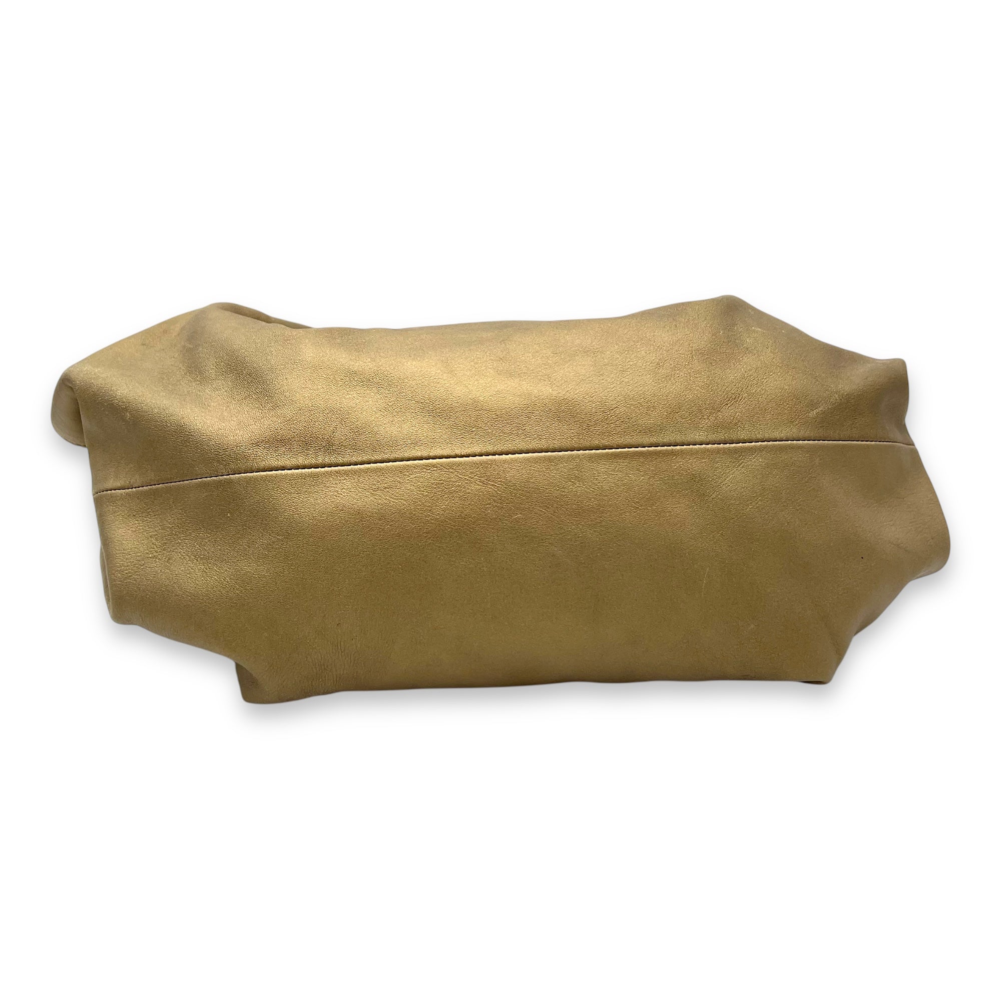 Aire Beige Top Handle Bag in Nappa Leather, Gold hardware - Image 6