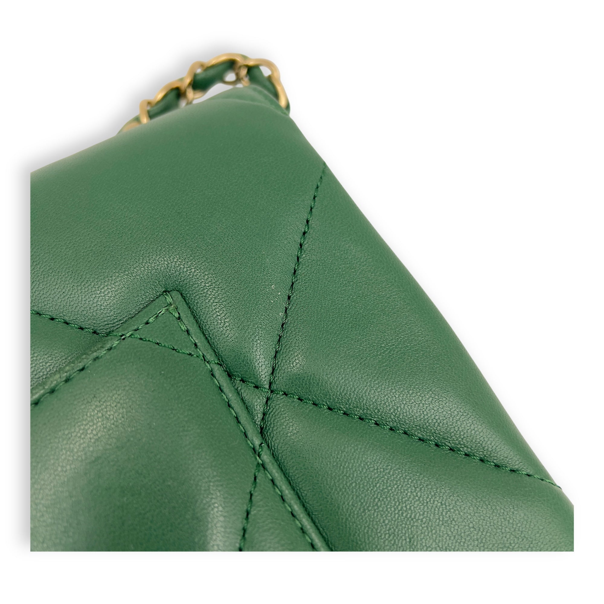 Trendy CC Black Top Handle Bag in Calfskin, Gold hardware - Image 16