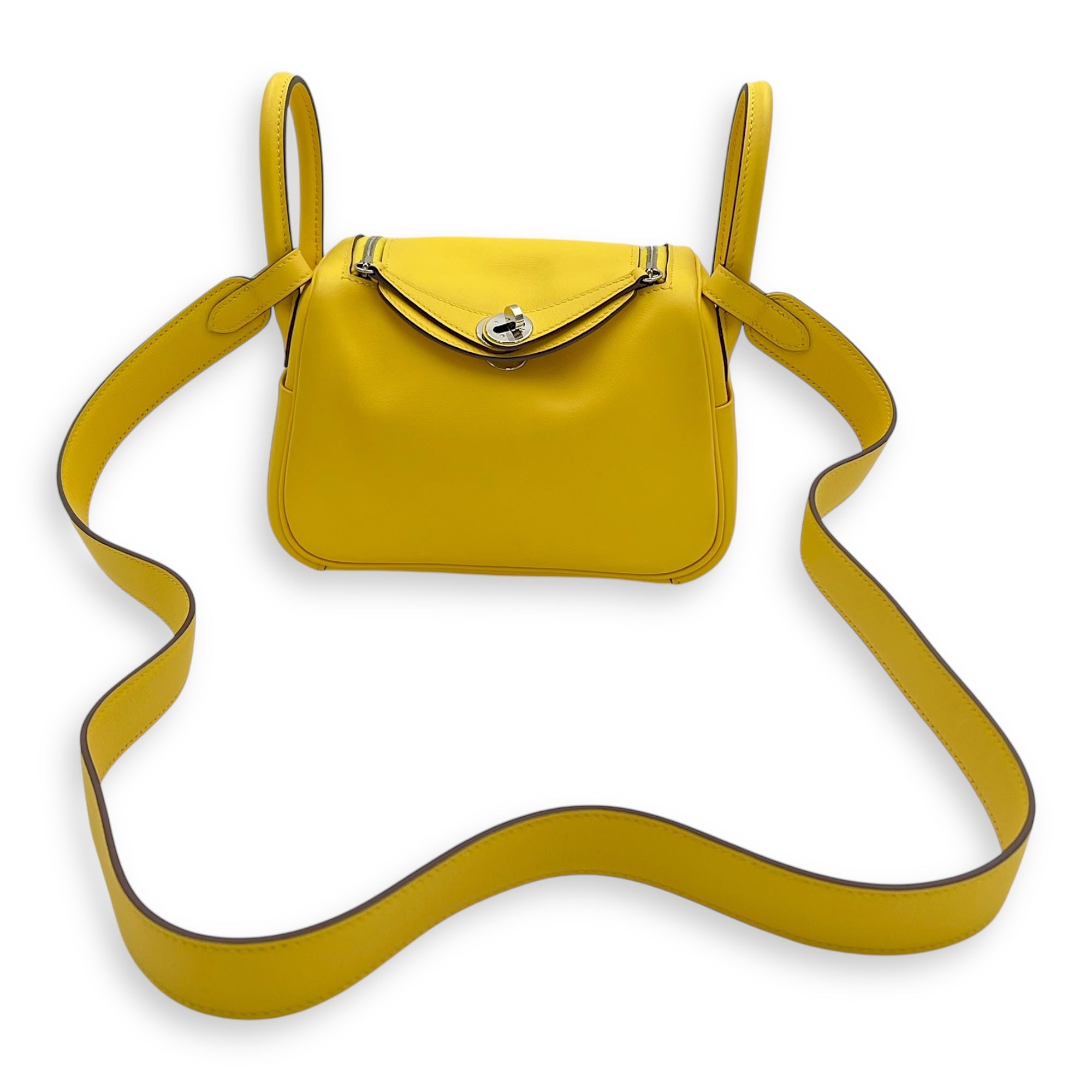 Mini Lindy Yellow in Swift, Palladium hardware - Image 14