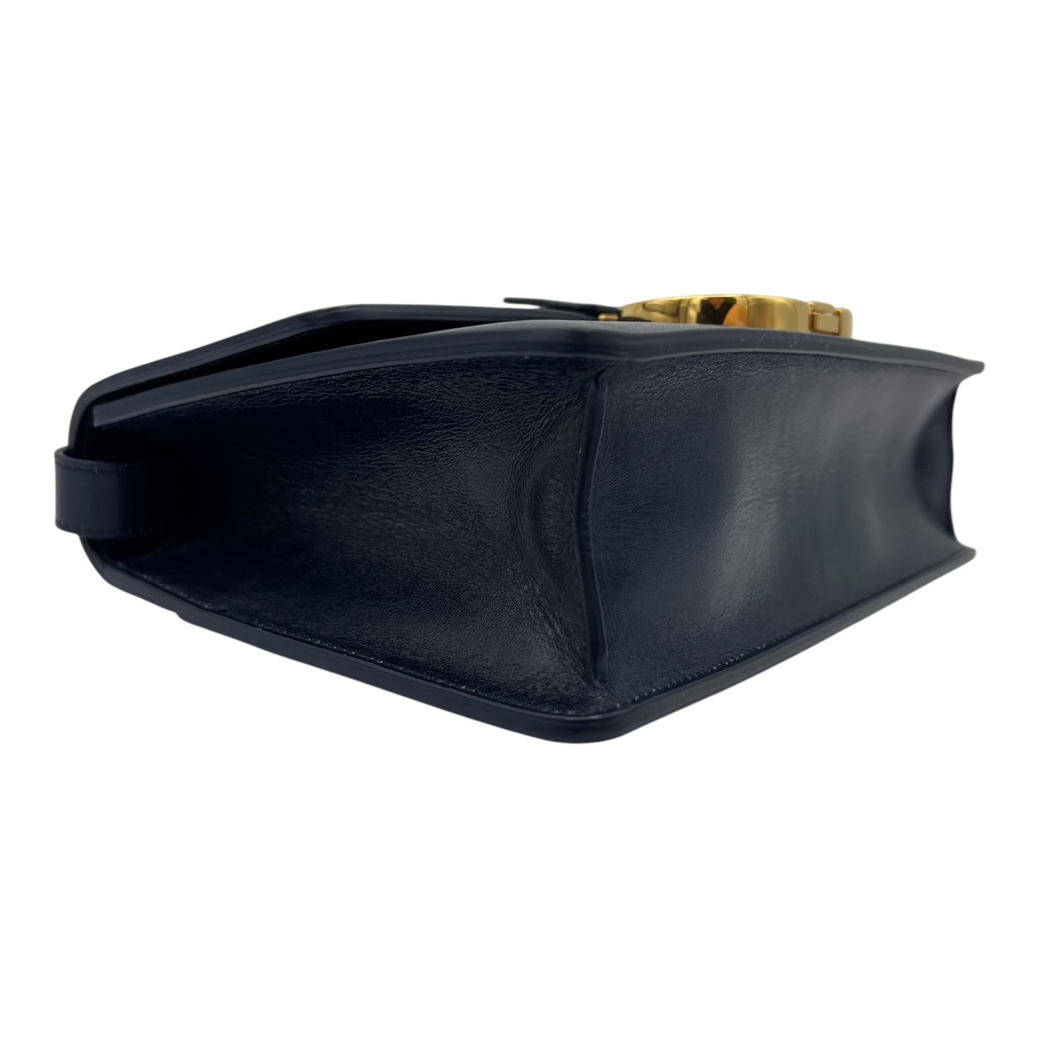 30 Montaigne Shoulder Bag Blue in Calfskin, Gold hardware - Image 10
