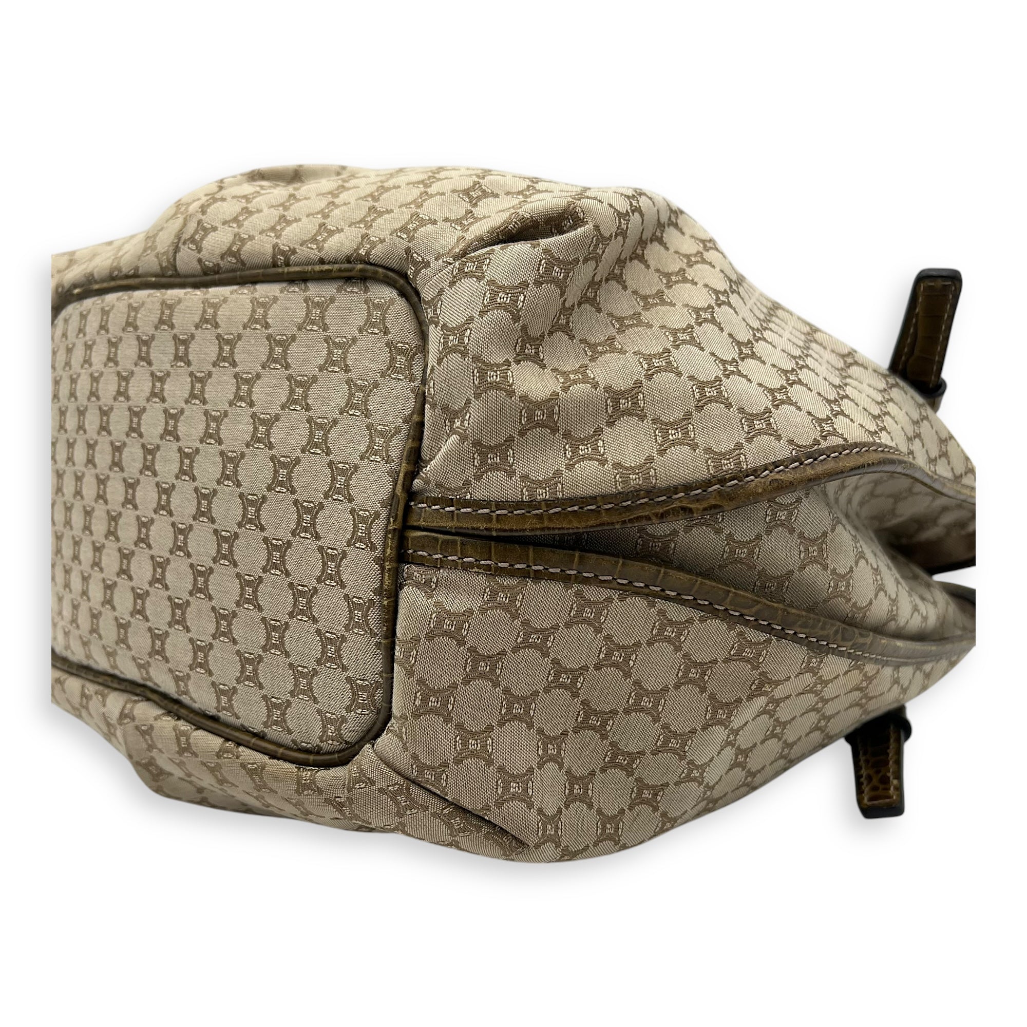 Macadam Shoulder Bag Brown in Canvas, Silver hardware - Image 10