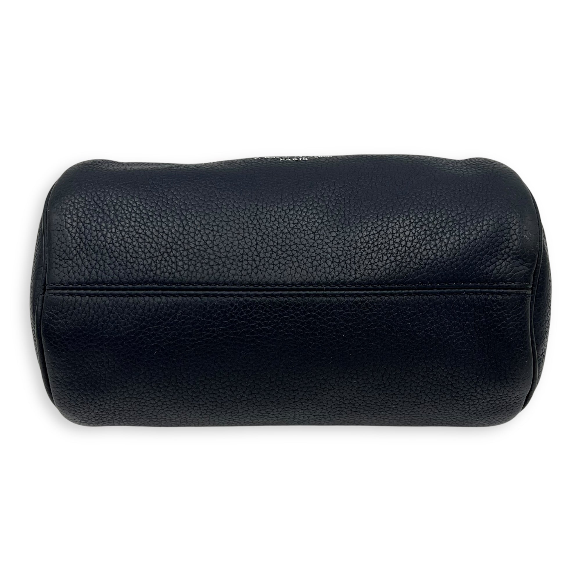 Roller Blue Crossbody Bag in Calfskin, Silver hardware - Image 6