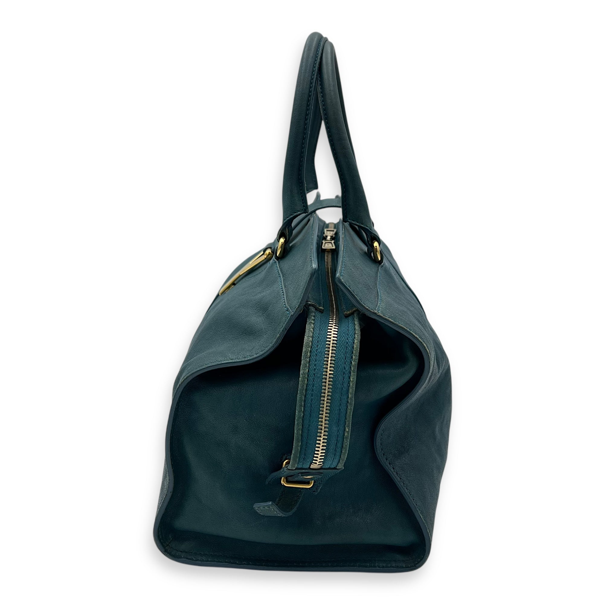 Cabas Chyc Sac Ligne Y Top handle bag in Calfskin, Gold Hardware - Image 4