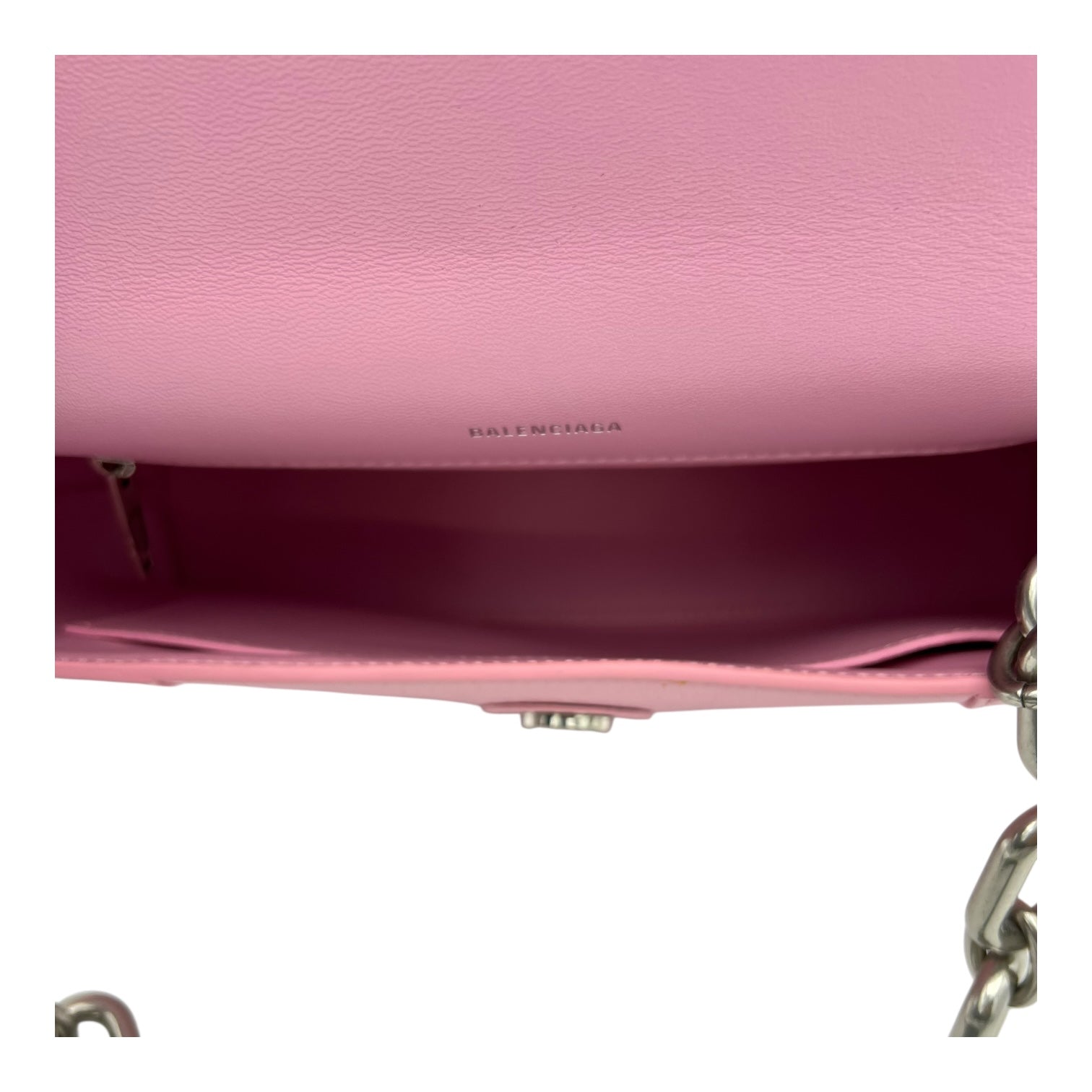 Downtown Shoulder Bag Pink in Calfskin, Silver hardware - Image 7