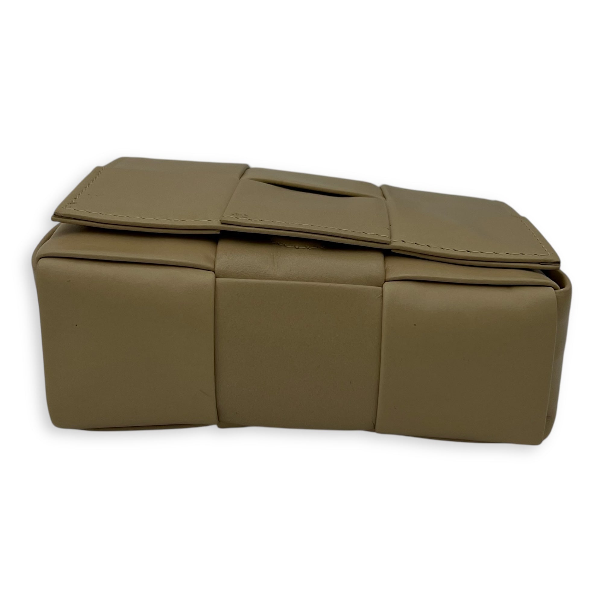 Cassette Candy Beige Crossbody Bag in Calfskin - Image 6