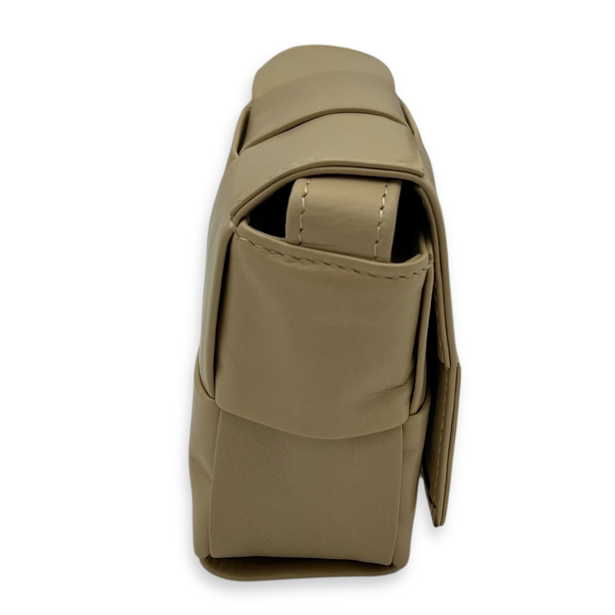 Cassette Candy Beige Crossbody Bag in Calfskin - Image 5