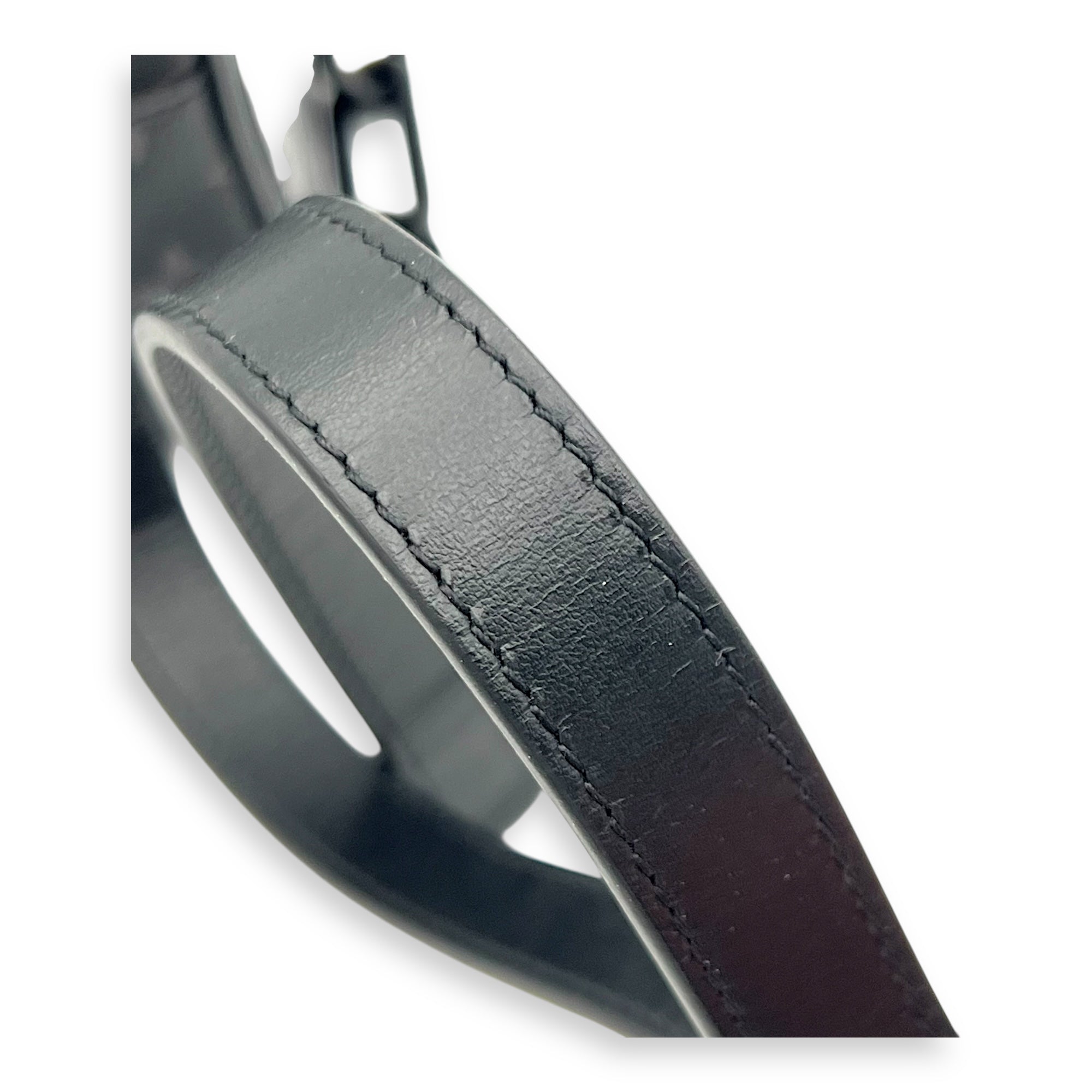 Soft Trunk Crossbody Bag Black in Monogram Coated Canvas, Lacquered Metal hardware - Image 10