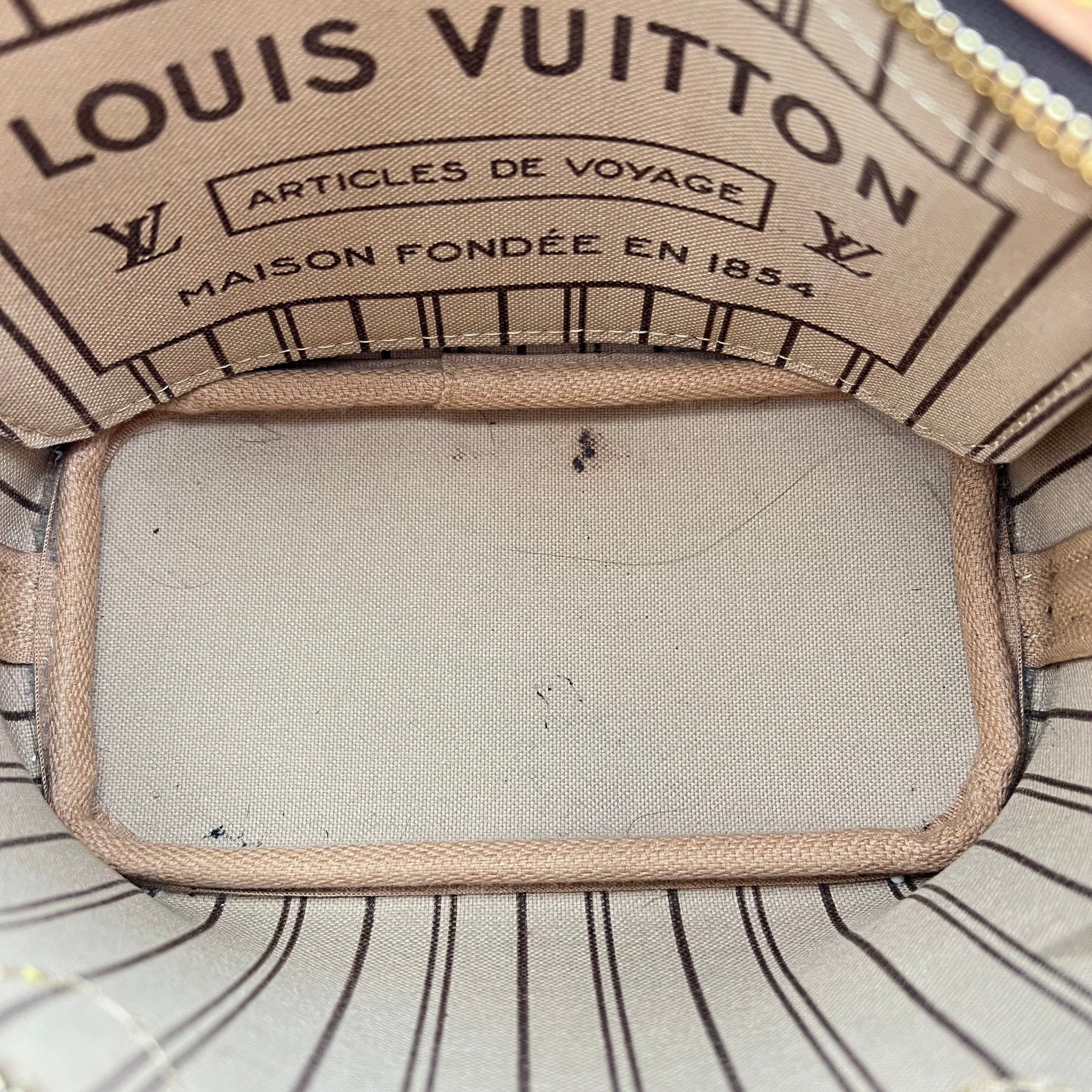 Neverfull Top Handle Bag BB Brown in Monogram Coated Canvas, Gold hardware - Image 11