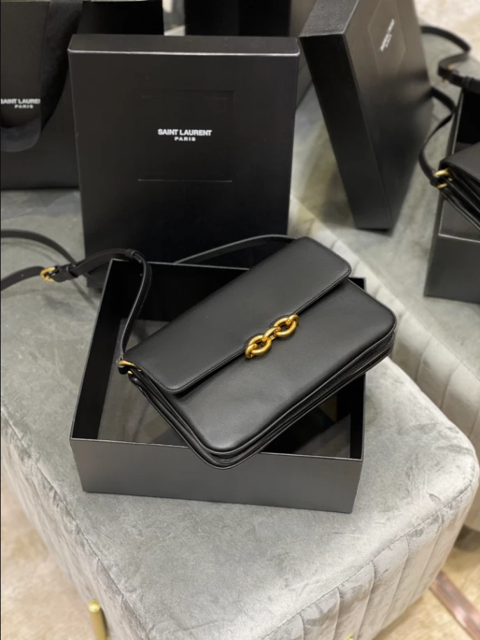 Le Maillon Satchel in Smooth Leather - Image 8