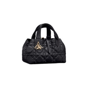 Small Dior Toujours Bag Black Macrocannage - Repbags.ru