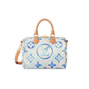 Speedy Bandoulière 25 Lagoon Blue Monogram Tiles - Repbags.ru