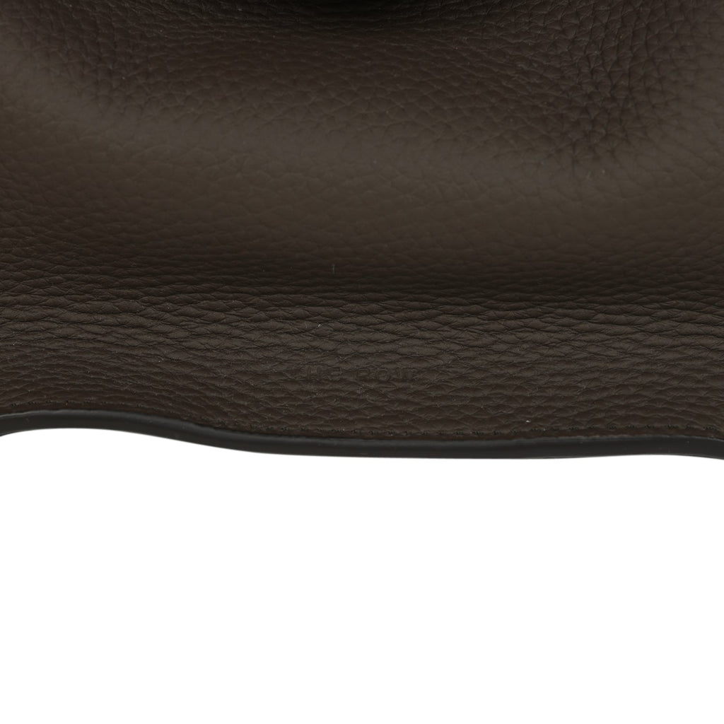 The Row Soft Margaux 15 Bag Mid Grey Calfskin Silver Hardware - Image 8