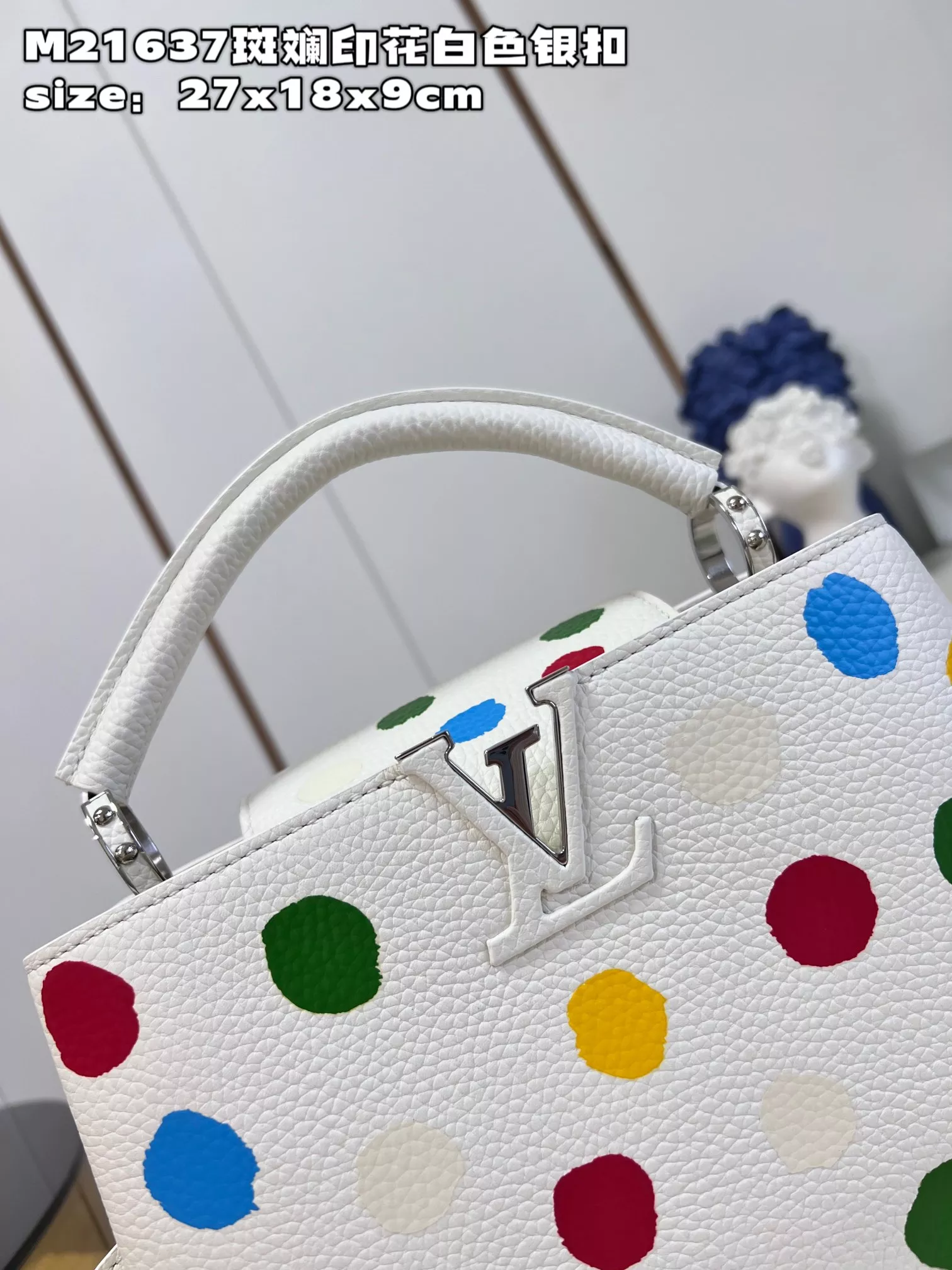 LV x YK Capucines BB Bag ‘White' - ReplicaBags.is - Image 4