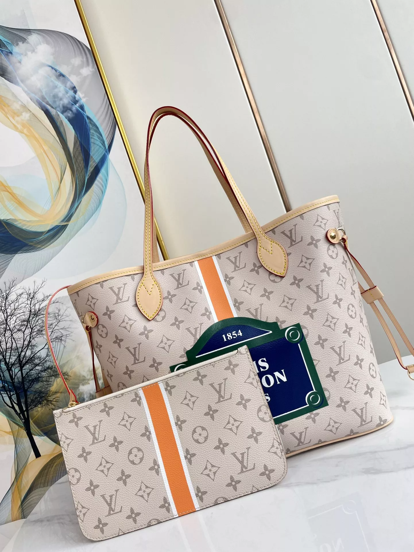 LV Neverfull MM Monopaname - ReplicaBags.is - Image 3