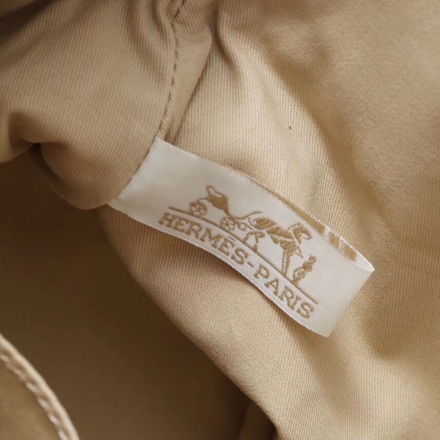 Hermes Medium Bolide Travel Case In Blue Horizon Cotton - Image 6