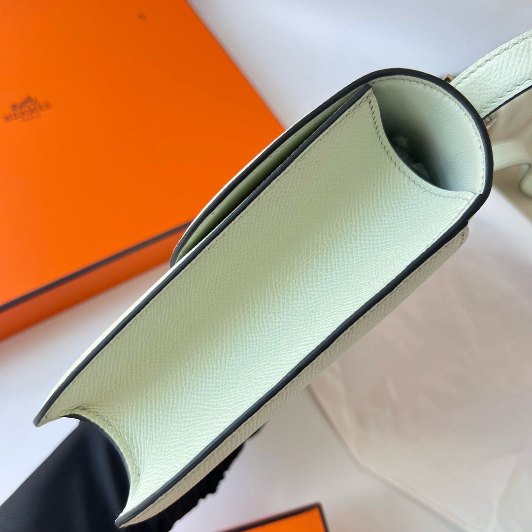 Hermes Constance 1-24 Mirror Bag In Vert Fizz Epsom Calfskin - Image 7