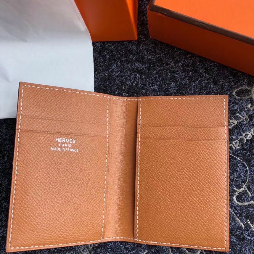 Hermes MC² Euclide Card Holder In Gold Epsom Leather - Image 3