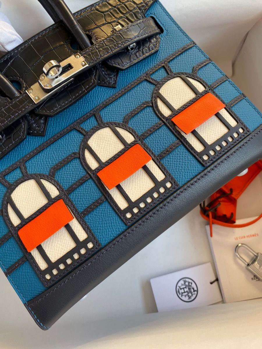 Hermes Night Sac Faubourg Birkin 20 Sellier Limited Edition Bag - Image 8