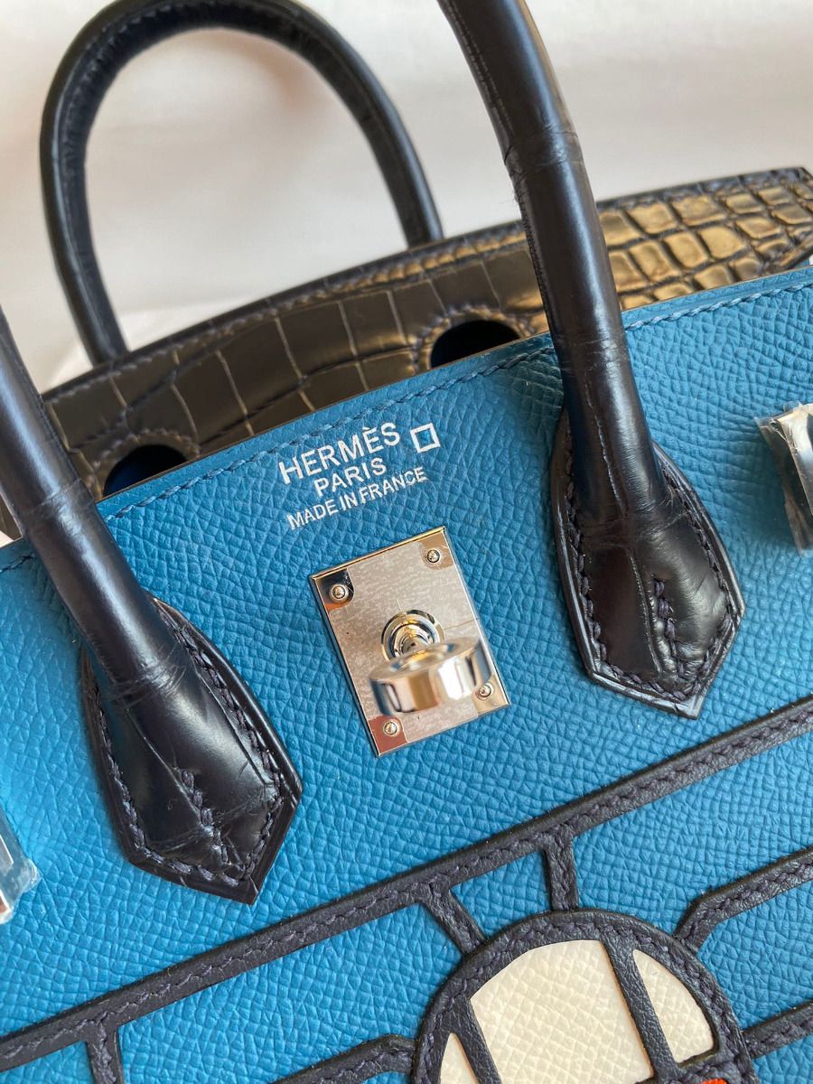 Hermes Night Sac Faubourg Birkin 20 Sellier Limited Edition Bag - Image 10