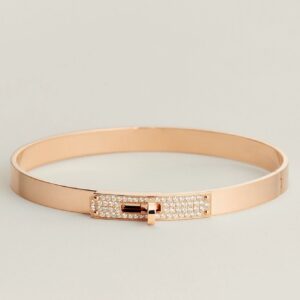 Hermes Small Kelly Bracelet with Diamonds