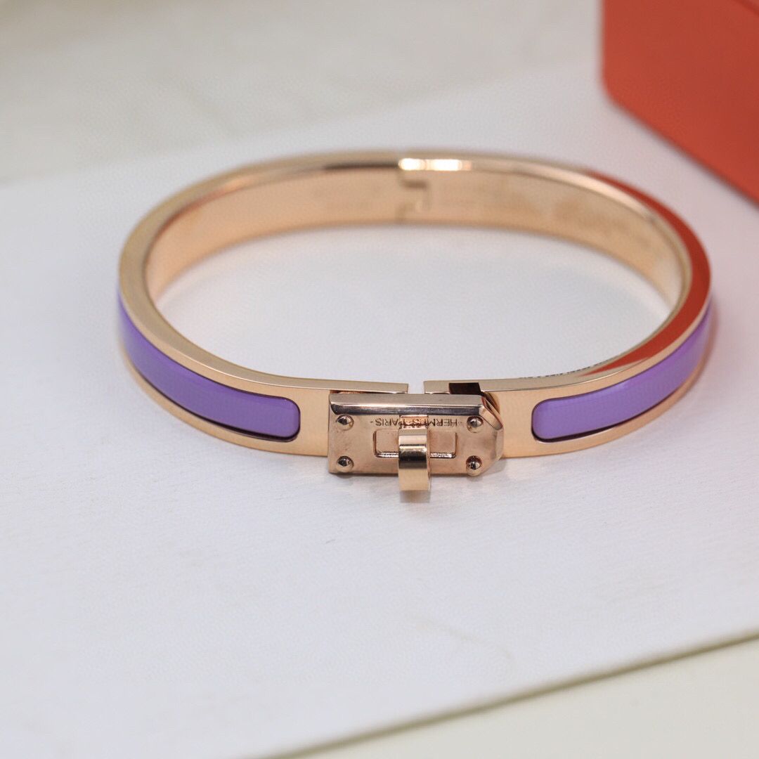 Hermes Lilas Mini Clic Kelly Bracelet - Image 6