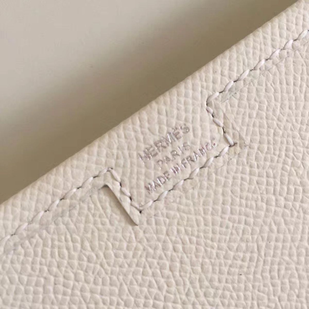 Hermes Jige Elan 29 Clutch Bag In White Epsom Calfskin - Image 8