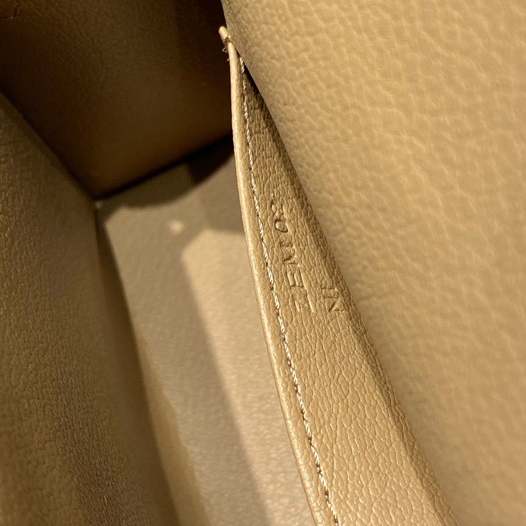 Hermes Kelly Mini II Bag In Chai Epsom Leather GHW - Image 8