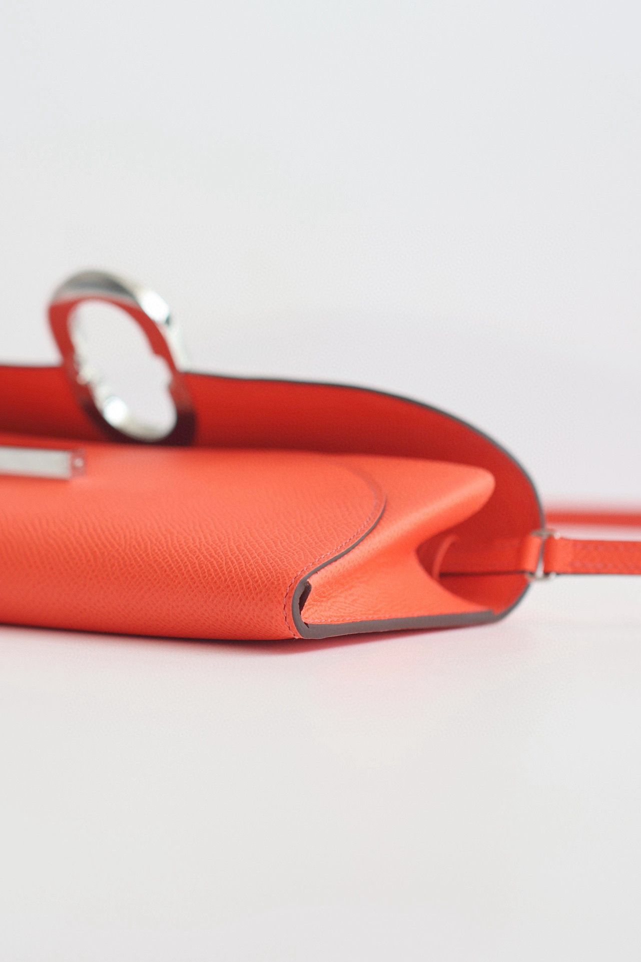 Hermes Maillon To Go Wallet in Rose Jaipur Epsom Calfskin - Image 9