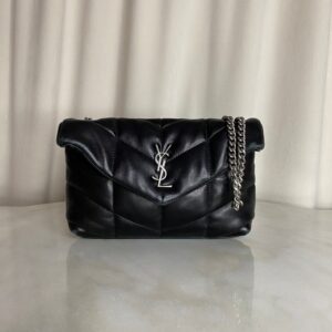 YSL Black Puffer Toy Bag