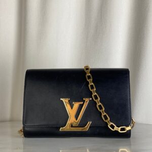 Louis Vuitton Black Chain Louis MM Bag