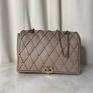 Valentino Nude Rockstud Bag W/ Chain