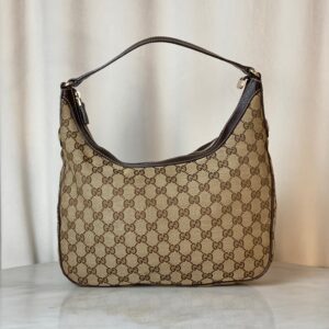 Gucci Bicolor Charmy GG Small Hobo Bag
