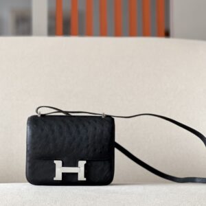 Constance 19 Ostrich Nior (89) Palladium Hardware