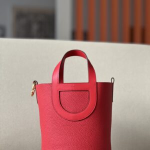 Hermes In-The-Loop 18 Swift Vermillon (5E) Gold Hardware
