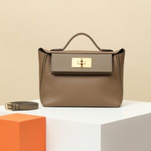 2424 Mini 21 Evercolor And Swift Chai (0M) And Etoupe(18)Gold Hardware